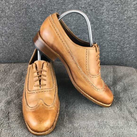Vintage Florsheim Made in Brazil Brogue Wide Width Oxford Sz 8M| 9.5 W - Picture 1 of 14